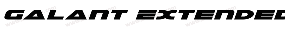 Galant Extended Italic字体转换